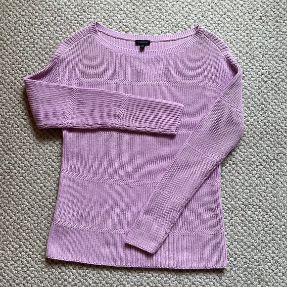 TALBOTS - Pima Cotton Bateau Neck Sweater - NEW with Tag - Picture 2 of 11